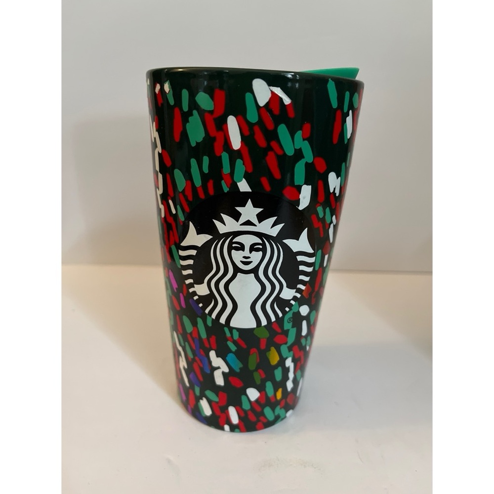 Starbucks Ceramic Confetti Travel Mug